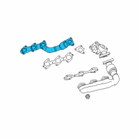 OEM 2009 Dodge Sprinter 3500 Exhaust Manifold Diagram - 68083889AD