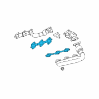 OEM 2007 Jeep Grand Cherokee Gasket-Exhaust Manifold Diagram - 5175748AA