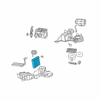 OEM 2011 Jeep Liberty EVAPORATOR-Air Conditioning Diagram - 68003994AC