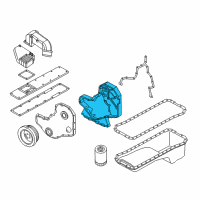 OEM 1999 Dodge Ram 3500 Cover-Timing Belt Diagram - 5014190AA