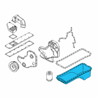 OEM 2002 Dodge Ram 3500 Pan-Engine Oil Diagram - 5080632AA