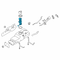 OEM 2017 Nissan Titan In Tank Fuel Pump Diagram - 17040-EZ31A