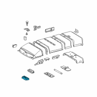 OEM Dodge Sprinter 3500 Lamp-Reading Diagram - 5124399AA