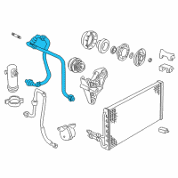 OEM 1995 GMC Jimmy AC Hose Diagram - 19208915