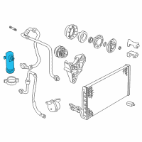 OEM 2000 Oldsmobile Bravada Drier Diagram - 89038598