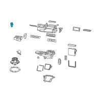 OEM Saturn Aura Actuator, Air Inlet Valve Diagram - 15844241