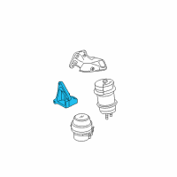 OEM 2020 Lexus RC350 Bracket, Engine Mounting, Rear, NO.1 Diagram - 12321-31040