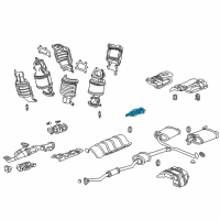 OEM Honda Accord Cover (Upper) Diagram - 18182-RCA-A00