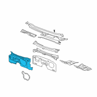 OEM 2006 Cadillac STS Insulator Diagram - 20840956