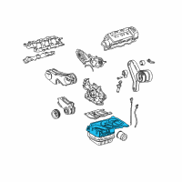 OEM 2004 Lexus ES330 Pan, Oil Diagram - 12111-20070