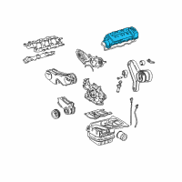 OEM Lexus ES330 Cover Sub-Assy, Cylinder Head Diagram - 11201-0A051