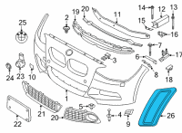 OEM 2015 BMW 228i xDrive Side-Marker Rear Reflector, Right Diagram - 63-14-7-848-452