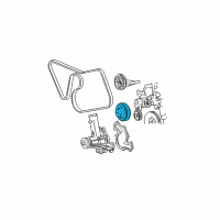 OEM 2003 Ford Mustang Pulley Diagram - XR3Z-8509-BA