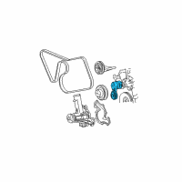 OEM 1991 Ford Thunderbird Serpentine Tensioner Diagram - F4SZ-6B209-B