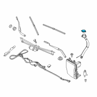 OEM 2019 BMW X1 Cover For Filler Pipe Diagram - 61-66-7-375-587