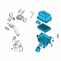 OEM 2021 Kia Soul Air Cleaner Assembly Diagram - 28110J9250