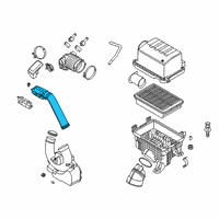 OEM 2020 Kia Soul Duct Assembly-Air Diagram - 28210K0100