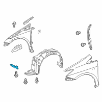 OEM 2015 Toyota Prius V Liner Extension Diagram - 53851-47080