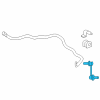 OEM 2006 Acura RL Link, Front Stabilizer Diagram - 51320-SJA-013