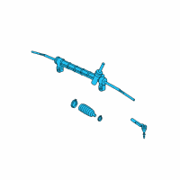 OEM 2008 Pontiac Torrent Gear Asm-Steering (Includes Inner & Outer Tie Rods) Diagram - 15896770