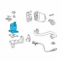 OEM Pontiac Aztek EGR Valve Diagram - 12633889