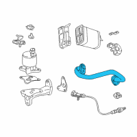 OEM 2005 Pontiac Grand Am EGR Pipe Diagram - 24508969