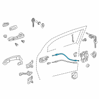 OEM Scion Lock Cable Diagram - 69750-21030