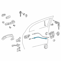 OEM 2013 Scion tC Lock Cable Diagram - 69710-21040