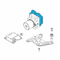 OEM 2017 BMW M6 Control Unit Dsc Repair Kit Diagram - 34-52-7-845-674