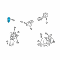 OEM 2016 Honda Civic Stay, Eng Side Mounting Diagram - 50625-TBA-A00