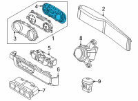 OEM 2022 Kia Carnival Case-Rear Diagram - 94365R0000