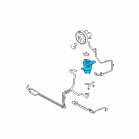 OEM 2007 Mercury Mountaineer Power Steering Pump Reservoir Diagram - 4R3Z-3A697-AA