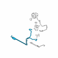 OEM 2007 Ford Mustang Power Steering Cooler Diagram - 9R3Z-3D746-A