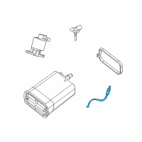 OEM Saturn L100 Rear Oxygen Sensor Diagram - 12578576