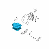 OEM 2011 Chevrolet Aveo5 Seat Cushion Diagram - 95989917