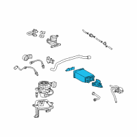 OEM 2006 Toyota Tacoma Vapor Canister Diagram - 77740-04020