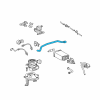 OEM 2010 Toyota Tacoma Hose Diagram - 17341-0C040