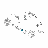 OEM 1991 Toyota Celica Outer Seal Diagram - 90311-52005