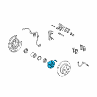 OEM 2002 Toyota Highlander Hub Diagram - 42301-32060