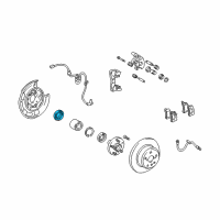 OEM 2003 Toyota Highlander Inner Seal Diagram - 90311-56031