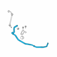 OEM 2022 Ford Mustang Stabilizer Bar Diagram - JR3Z-5482-B