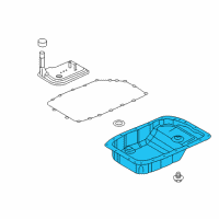 OEM 2016 Chevrolet Corvette Oil Pan Diagram - 24274615