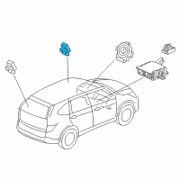 OEM 2022 Honda CR-V Sensor Assy., Side Impact Diagram - 77970-TLA-A01