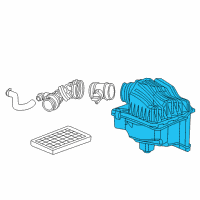 OEM Jeep Liberty Body-Air Cleaner Diagram - 5159170AB