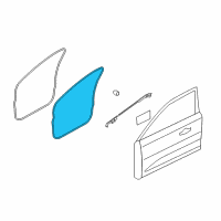 OEM 2017 Lincoln MKC Door Weatherstrip Diagram - EJ7Z-7820531-A