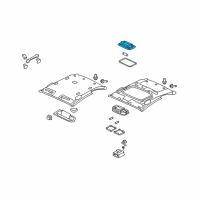 OEM 2013 Honda Pilot Base (Atlas Gray) Diagram - 34252-S5A-003ZN