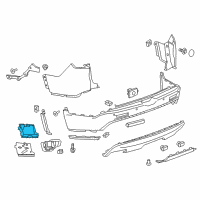 OEM 2018 GMC Acadia Shield Diagram - 23321073