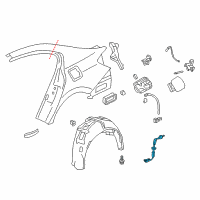 OEM Honda Cable, Fuel Lid Opener Sensor Diagram - 74380-T3V-A01