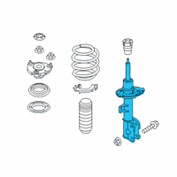 OEM Hyundai Palisade Strut Assembly, Front, Left Diagram - 54650-S8200