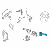 OEM 2001 Toyota Sequoia Headlamp Switch Diagram - 84140-0C030